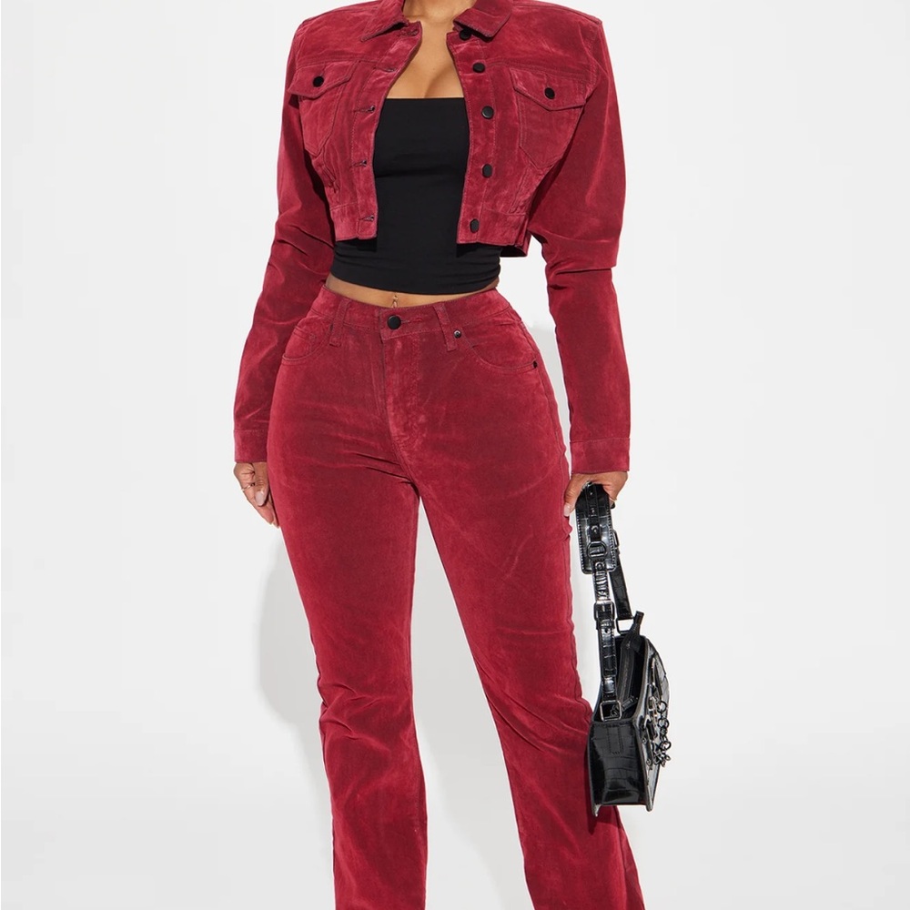 Red Corduroy Pants
